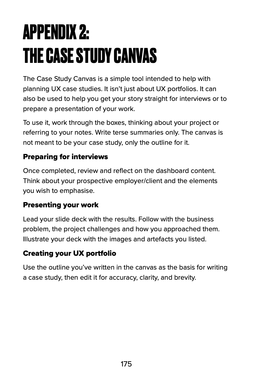 The Case Study Canvas