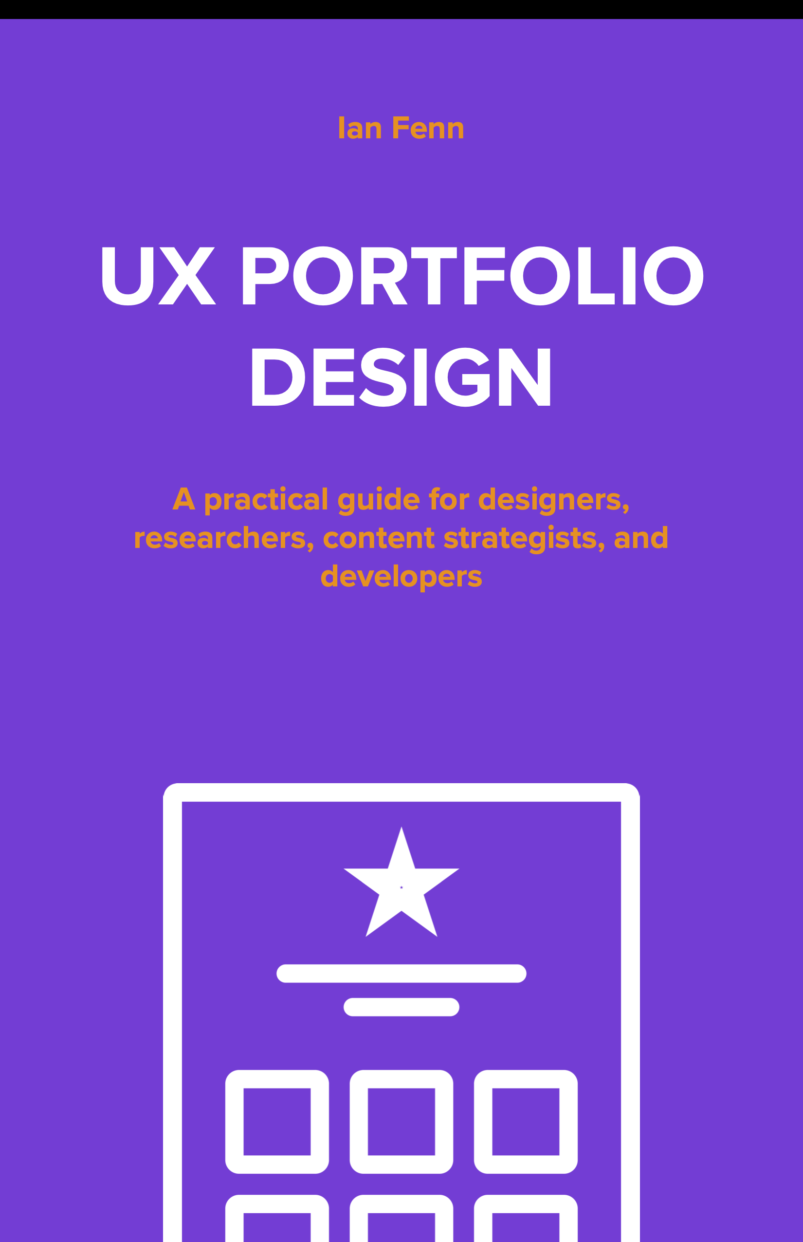 UX Portfolio Design book cover